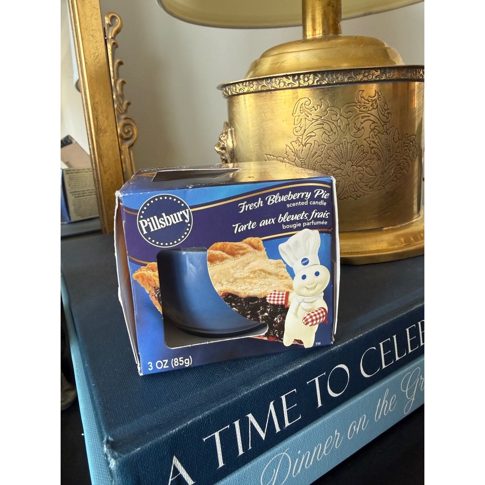 Pillsbury Doughboy Blueberry Pie‎ Scented Candle BNIB 3 oz